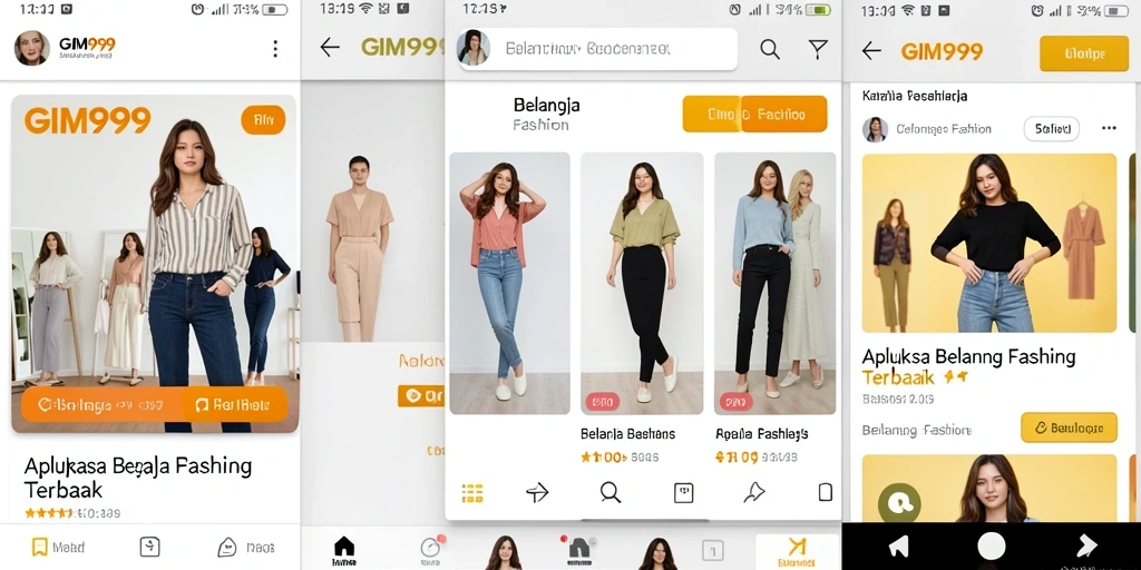 Tampilan antarmuka GIM999 yang stylish dan mudah digunakan.