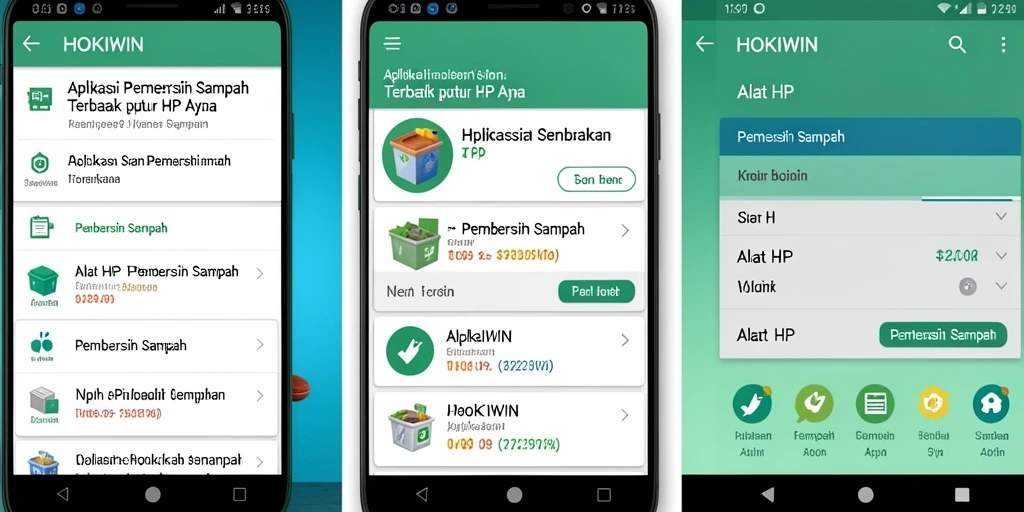 Tampilan antarmuka HOKIWIN yang bersih dan fungsional.
