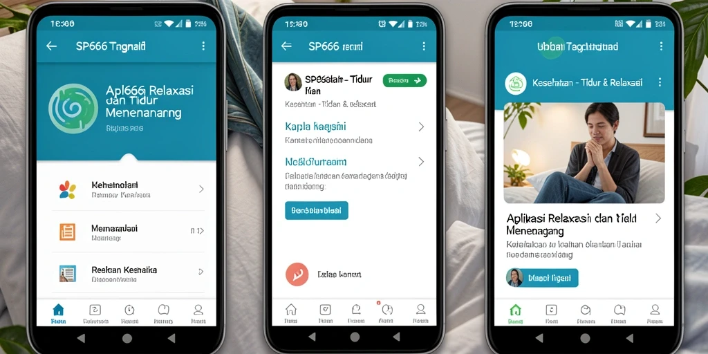 Antarmuka SP666 yang menenangkan dan mudah digunakan untuk relaksasi.